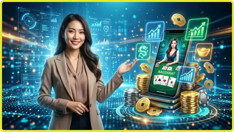 Tổng quan sảnh Baccarat Kim Tài tại KING88