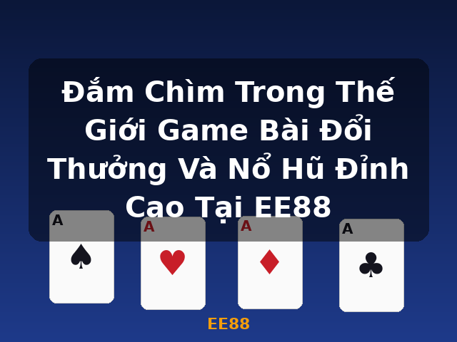 Đắm Chìm Trong Thế Giới Game Bài Đổi Thưởng Và Nổ Hũ Đỉnh Cao Tại EE88 - EE88